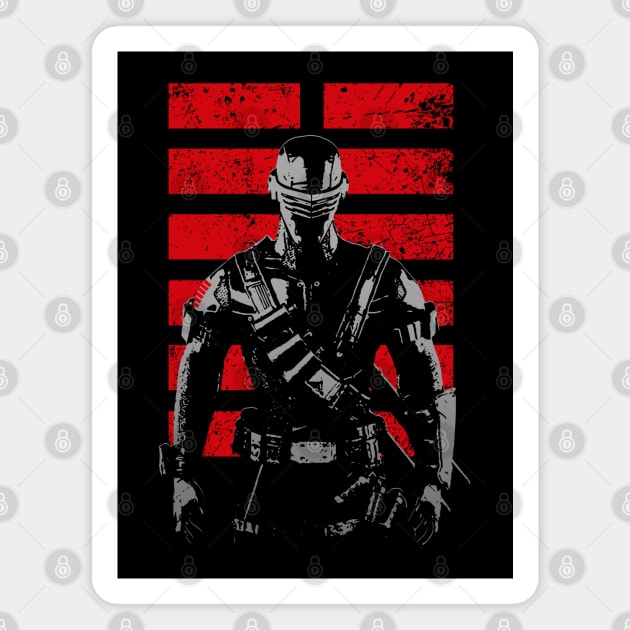 SNAKE EYES Magnet by KERZILLA